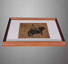 扎赉特旗书画装裱配框服务案例